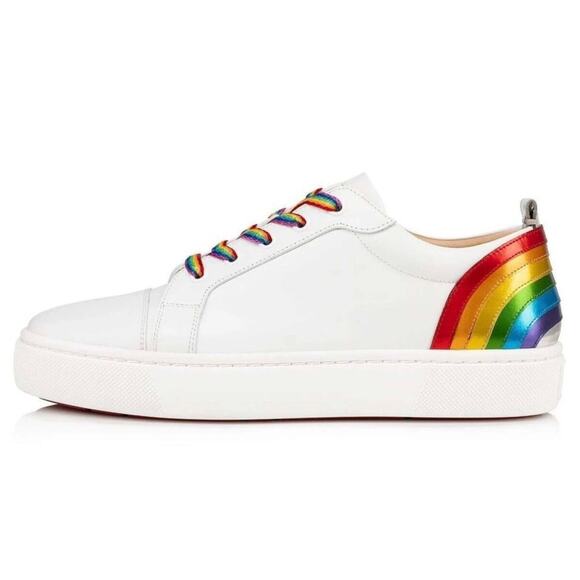 Christian Louboutin Rainbow Pride Sneakers worn once - Picture 2 of 10